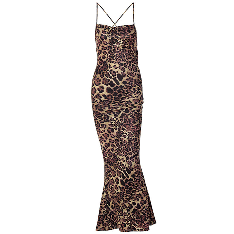 Robe Leopard Dos nu