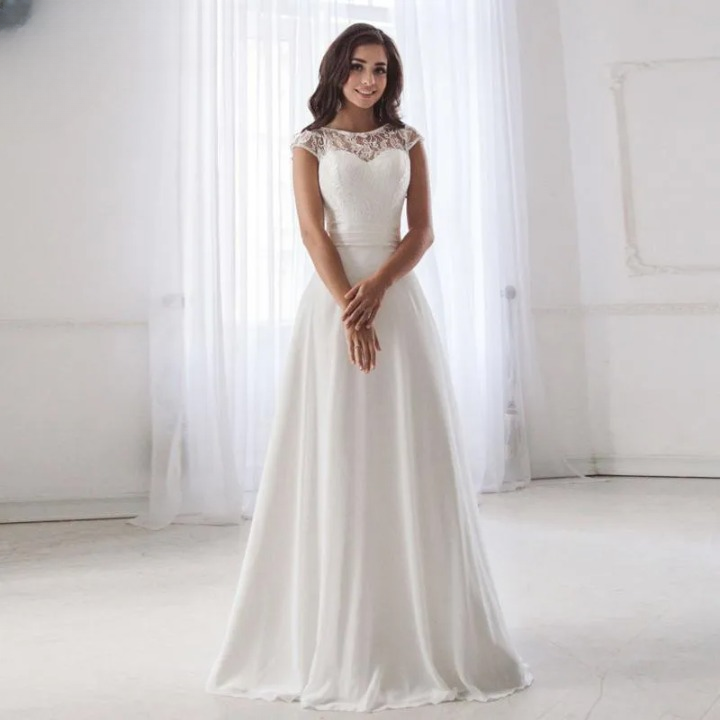 Robe de Mariée Dentelle Dos nu