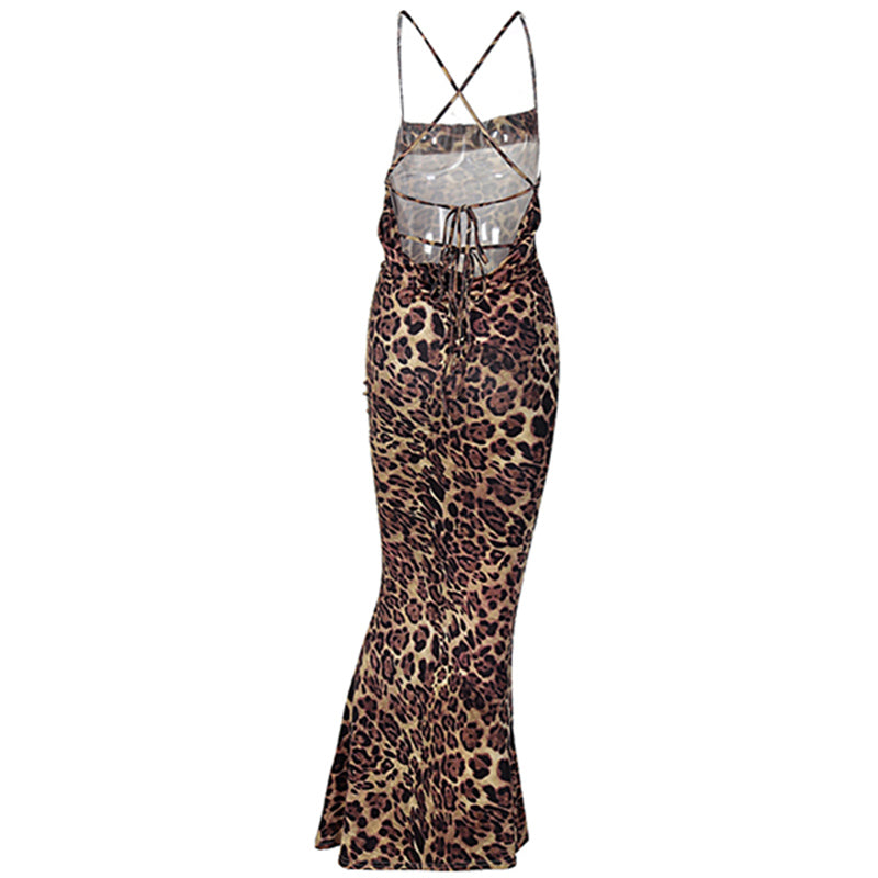 Robe Leopard Dos nu