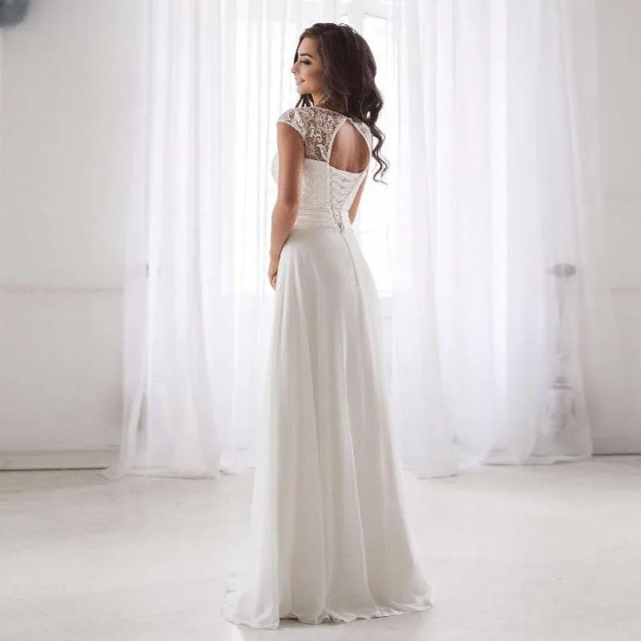 Robe de Mariée Dentelle Dos nu