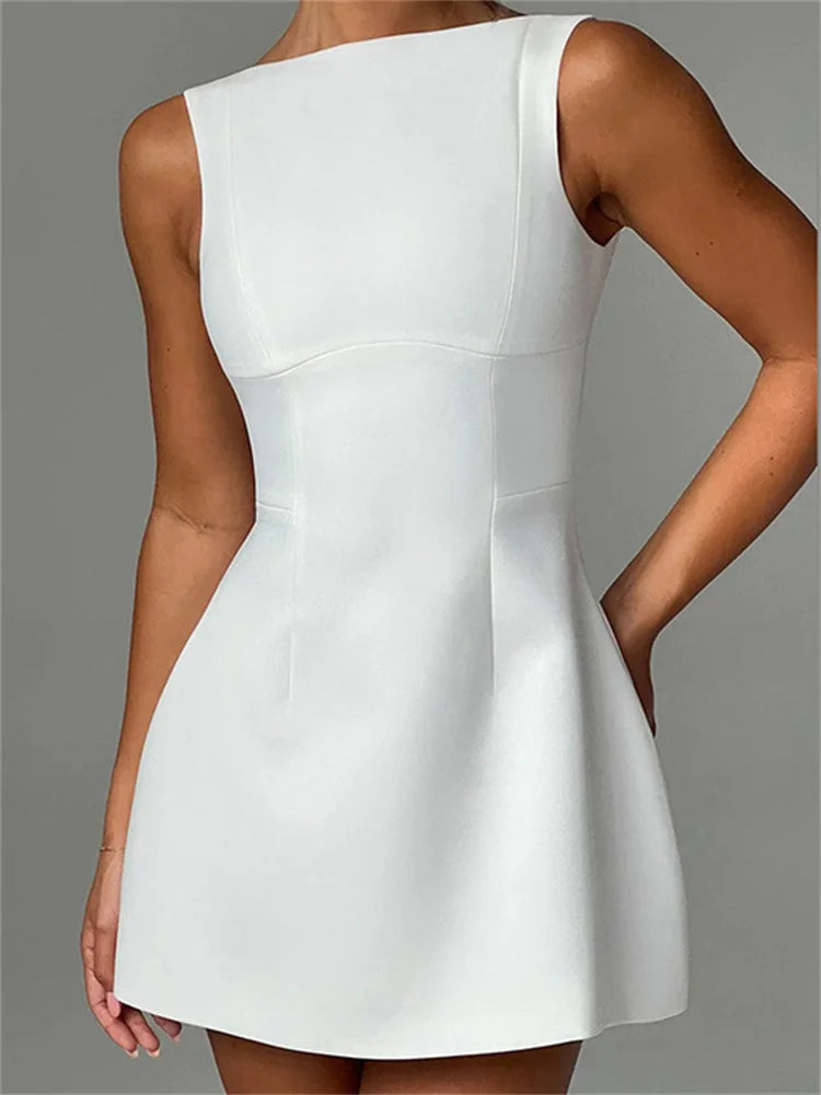 Robe Blanche Dos nu