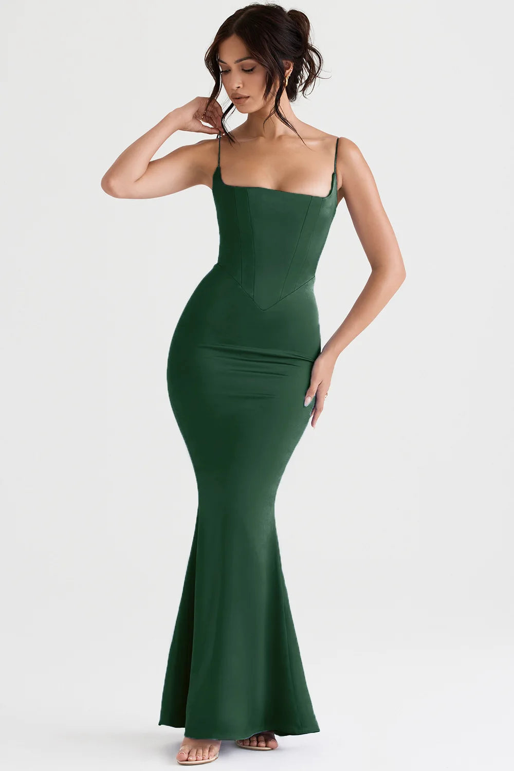 Robe Verte Dos nu