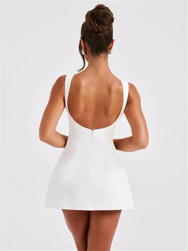Robe Blanche Dos nu