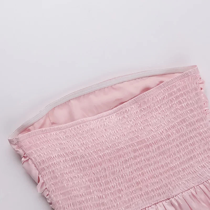 Robe Rose Dos nu