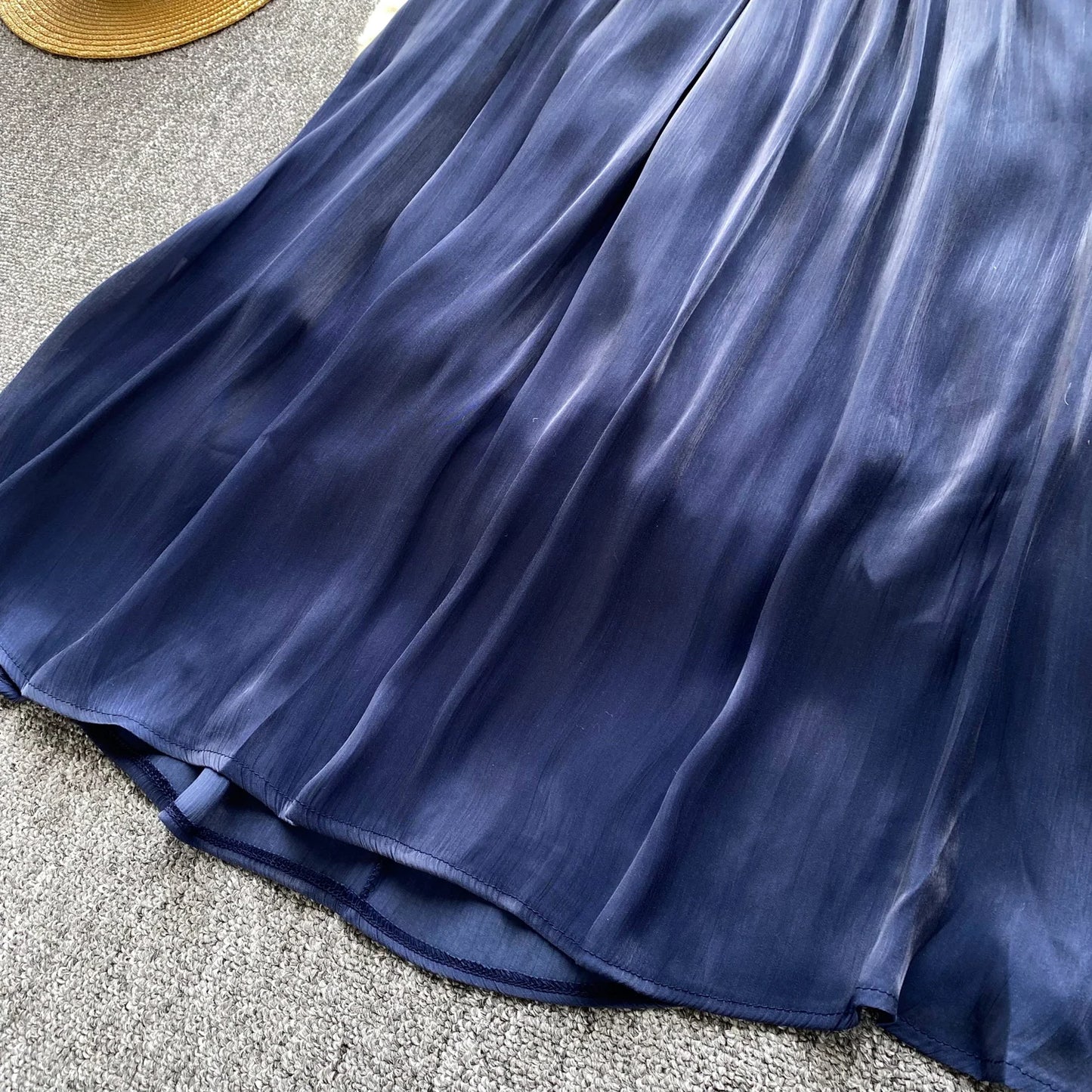 Robe Bleu Dos nu