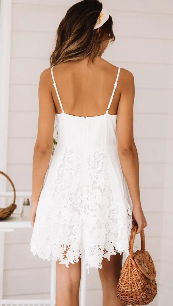 Robe Dentelle Dos nu