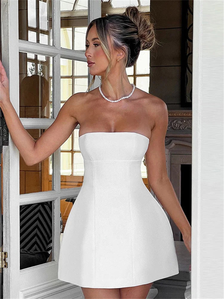 Robe Blanche Dos nu