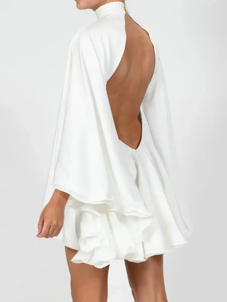 Robe Dos nu Col montant