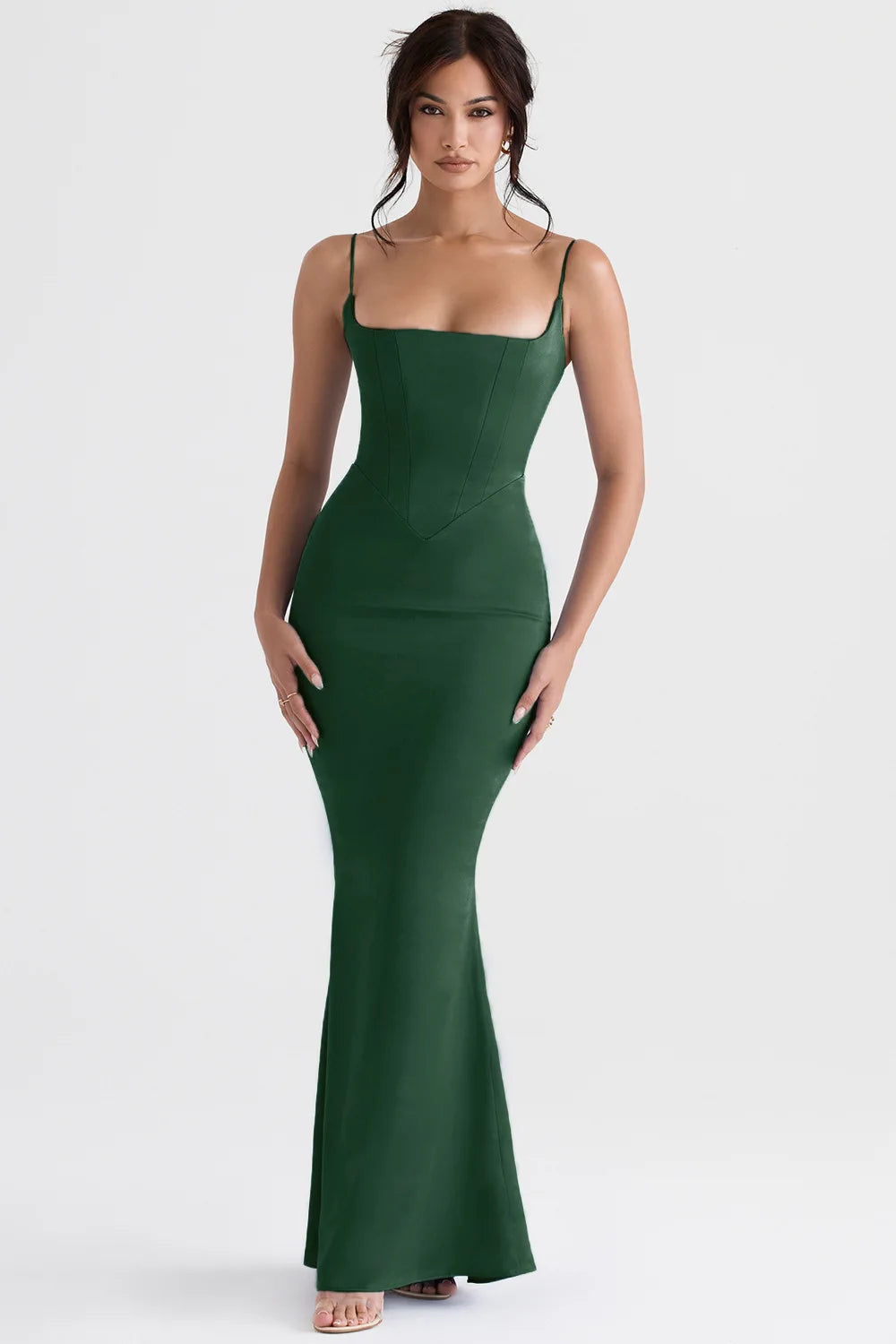 Robe Verte Dos nu