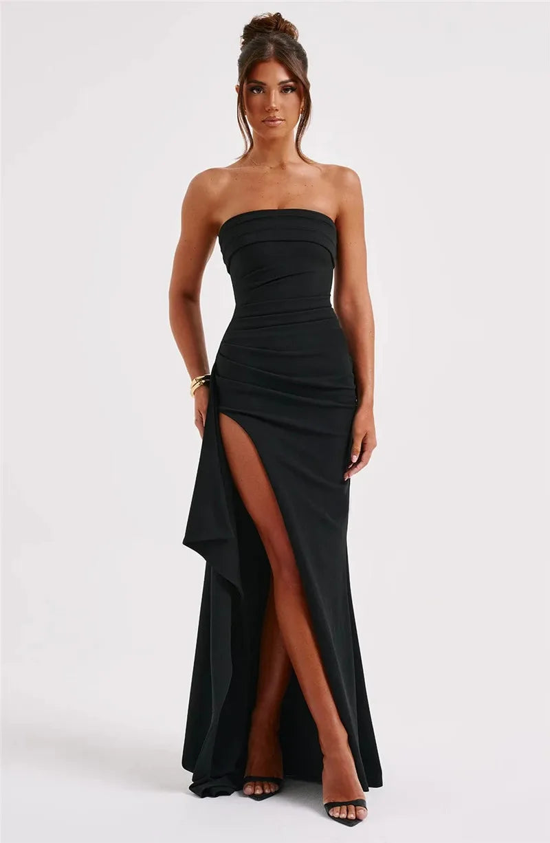 Robe Longue Dos nu Noire