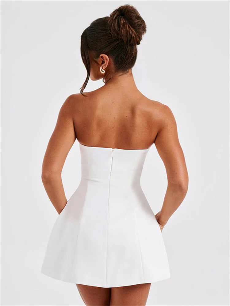 Robe Blanche Dos nu